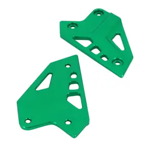 Aluminium motorcycle footrest cover Avoc Kawasaki 900 Z900 Alu Cnc Anodise image-1