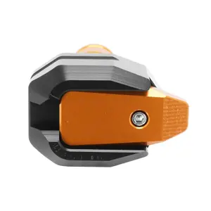 Pair of aluminium motor protection pads Avoc Ktm 125 Duke Alu Cnc Anodise image-2