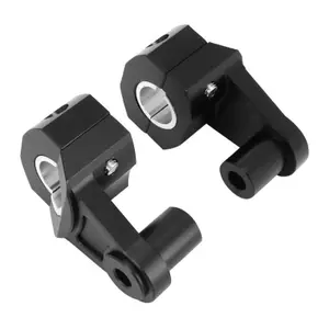 Pair of motorcycle handlebar risers Avoc Ktm 125 Duke Alu Cnc Anodise