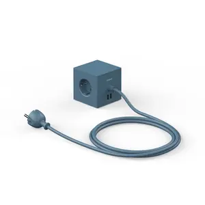 Multi-socket with usb/magnet and cable Avolt Square 1 image-0