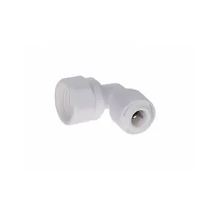 Adaptador hembra en L para manguera AVT 1/4" image-0