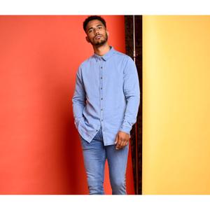 Denim shirt AWDis So denim Jack image-3