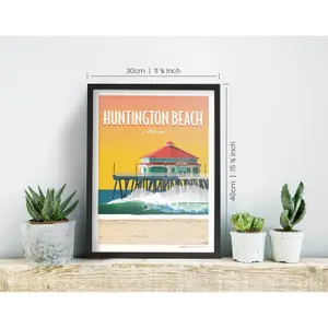 Décoration murale Awesome Maps Huntington Beach