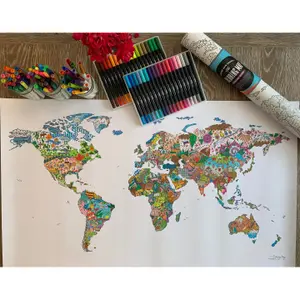 Carte du monde Awesome Maps