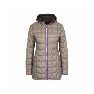 Reversible long ski jacket for women Peak Mountain Awill