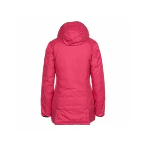 Reversible long ski jacket for women Peak Mountain Awill image-1