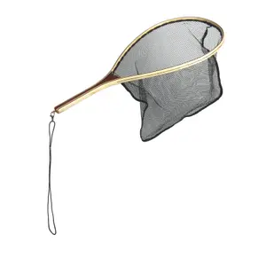 Épuisette WaterQueen Raquette Bois Caoutchouc image-0