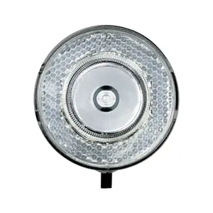 Fahrradbeleuchtung mit Batterie vorne am Schutzblech Axa Classic 706 Led 15 Lux image-2