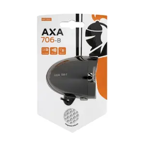 Fahrradbeleuchtung mit Batterie vorne am Schutzblech Axa Classic 706 Led 15 Lux image-3