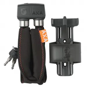 Cadeado espiral com chaves Michelin 180 cm Ø 10 mm + suporte Axa image-1