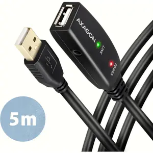 Câble USB 2.0 mâle vers femelle amplifiée Axagon ADR-205