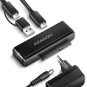 Adaptateur USB-C 3.2 vers S-ATA SSD/HDD avec alimentation Axagon