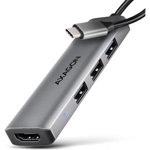 Adaptateur USB-C 3.2 vers HDMI, 3x USB-A Axagon