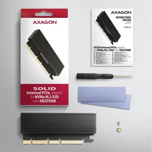 Carte contrôleur PCIe 5.0 16x PCEM2-XS Axagon pour NVMe M.2 image-1