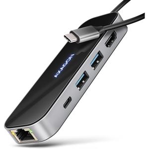 Station d'accueil portable 6 en 1 Axagon USB-C 3.2