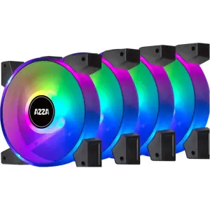Ventilateur Boîtier PC Azza Hurricane II RGB (x4)