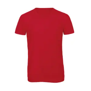T-shirt in Three Material Blend B&C image-0
