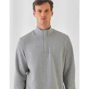 Rich cotton 1/4 zip sweatshirt B&C ID.004 image-2