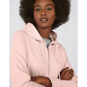 Women's zip-up hoodie B&C Organic image-1
