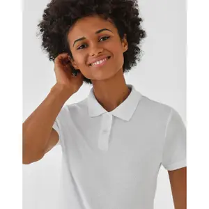 Women's cotton polo B&C ID.001 image-1
