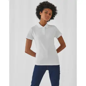 Women's cotton polo B&C ID.001 image-3