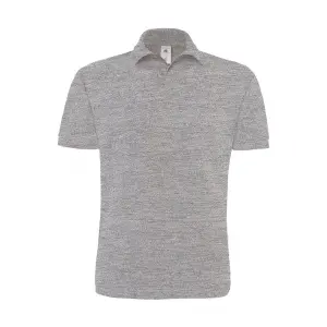Cotton pique polo B&C Heavymill image-0
