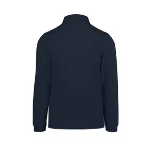 Long sleeve polo shirt B&C 180 image-1