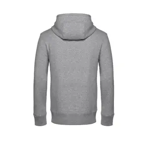 Sweatshirt med hætte og lynlås B&C King image-1
