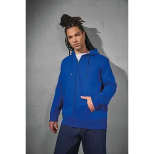 Sweatshirt med hætte og lynlås B&C King image-2