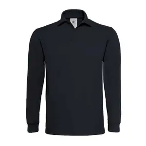 Langärmeliges Polo-Shirt B&C Heavymill image-0