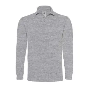 Langärmeliges Polo-Shirt B&C Heavymill image-0