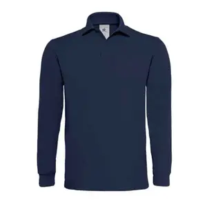 Langärmeliges Polo-Shirt B&C Heavymill image-0