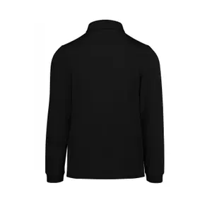 Long sleeve polo shirt B&C 180 image-1