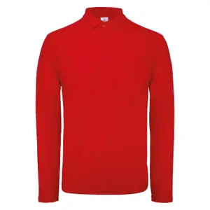Langärmeliges Polo-Shirt B&C ID.001 image-0