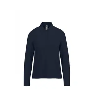 Women's long-sleeved polo shirt B&C 180 image-0