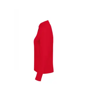 Women's long-sleeved polo shirt B&C 180 image-2