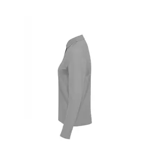 Women's long-sleeved polo shirt B&C 180 image-2