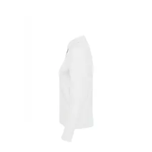 Women's long-sleeved polo shirt B&C 180 image-1