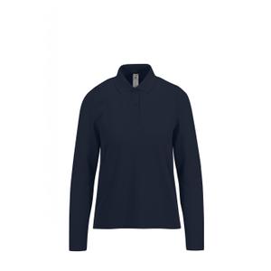 cgpw464-navy-damespolo-met-lange-mouwen-b-c-210-marine