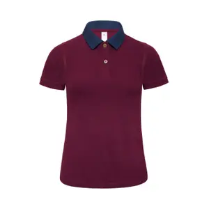 Denim-Poloshirt für Frauen B&C Forward image-0