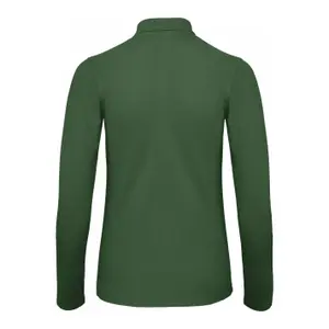 Polo-Shirt mit langen Ärmeln, Damen B&C ID.001 image-1