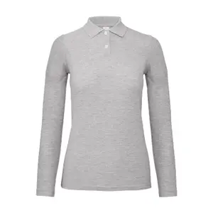 Polo de manga larga para mujer B&C ID.001 image-0