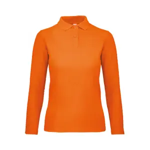 Polo de manga larga para mujer B&C ID.001 image-0