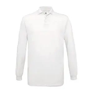 Langärmeliges Polo-Shirt B&C Safran image-0