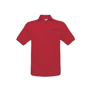 Polo B&C Safran Pocket image-0