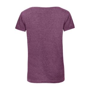 T-shirt round neck woman B&C Triblend image-1