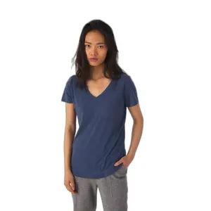 T-Shirt mit V-Ausschnitt, Damen B&C Triblend image-1