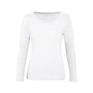 Women's long-sleeved organic T-shirt B&C Inspire