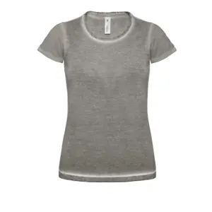 Damen-Denim-T-Shirt B&C Plug In image-0