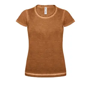 Damen-Denim-T-Shirt B&C Plug In image-0